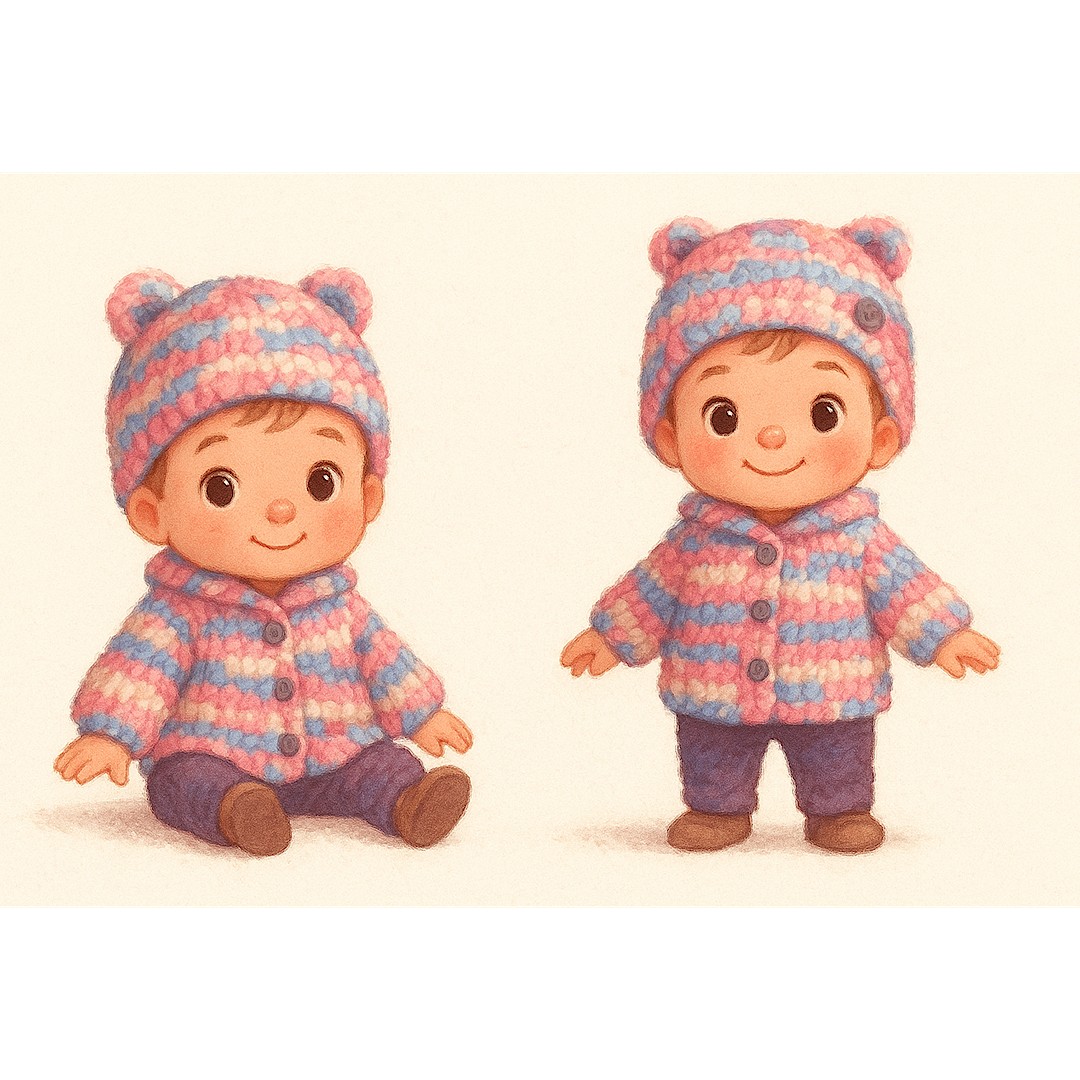 کت و کلاه پافی بچگانه